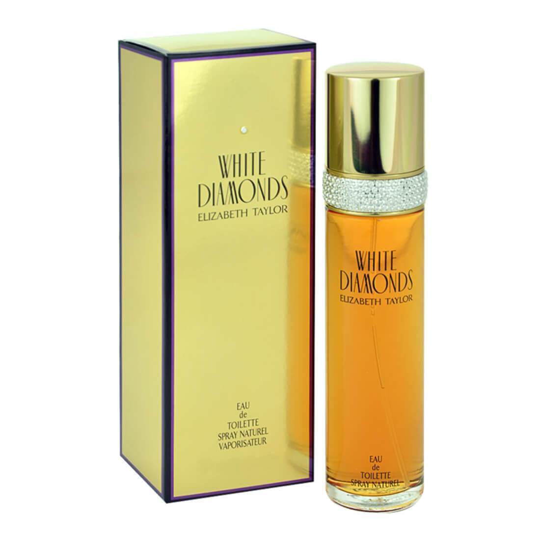 24KQBv.jpg Elizabeth Taylor White Diamonds Perfume For Women - 100ml - Image 1