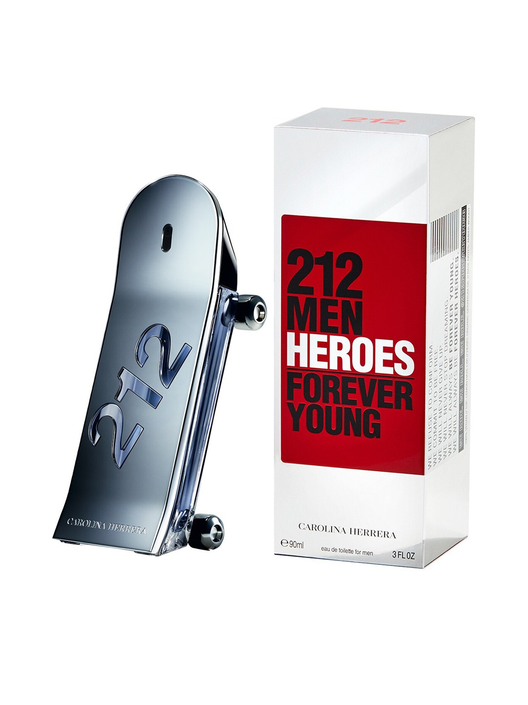 32331cde-020b-47dc-a601-463f89ef6d601616237470231-1.jpg Carolina Herrera 212 Men Heroes Forever Young 90 ML EDT - Image 1