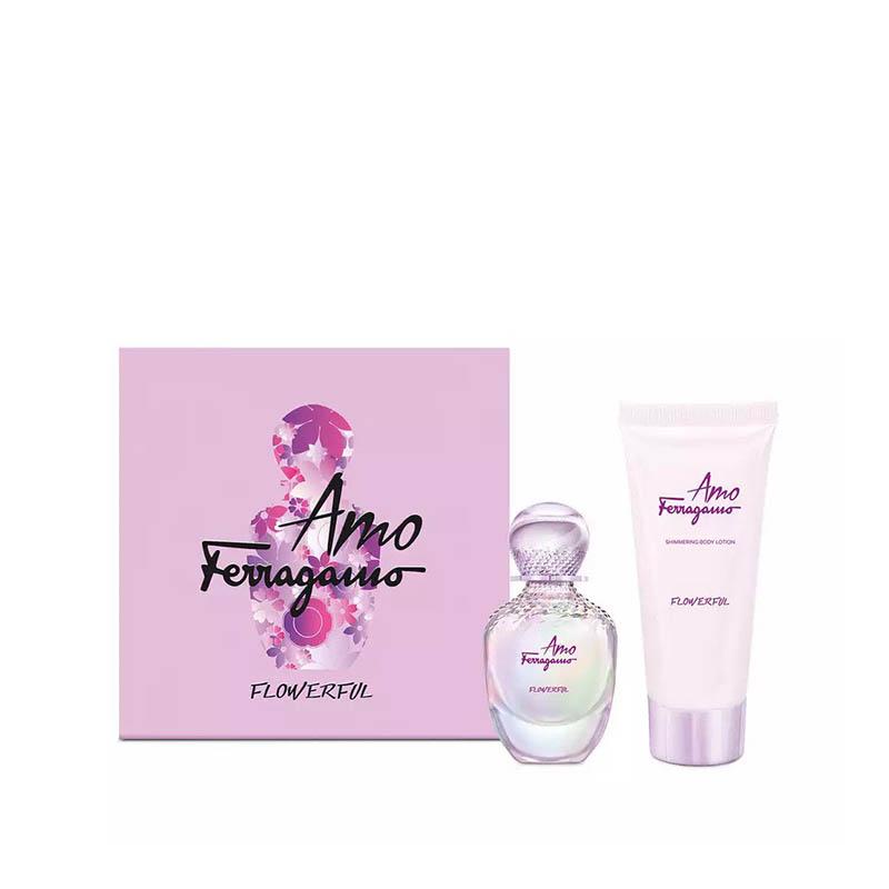 78.jpg Salvatore Ferragamo Amo Flowerful Eau de Toilette Gift Set - 150ml - Image 1