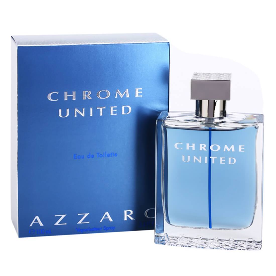 Azzaro-Chrome-United-Spray-100ml-1.jpg Azzaro Chrome United Eau De Toilette For Men 100ml - Image 1