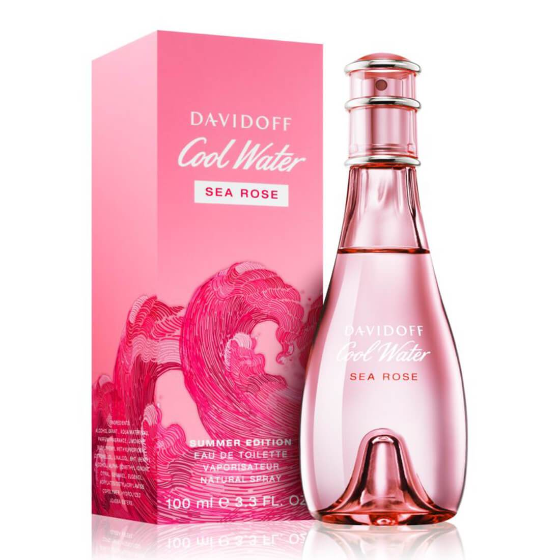 DD-Cool-Water-Woman-Sea-Rose-SE-EDT-100ml-1.jpg Davidoff Cool Water Sea Rose Summer Edition 2019 Eau De Toilette For Women 100ml - Image 1