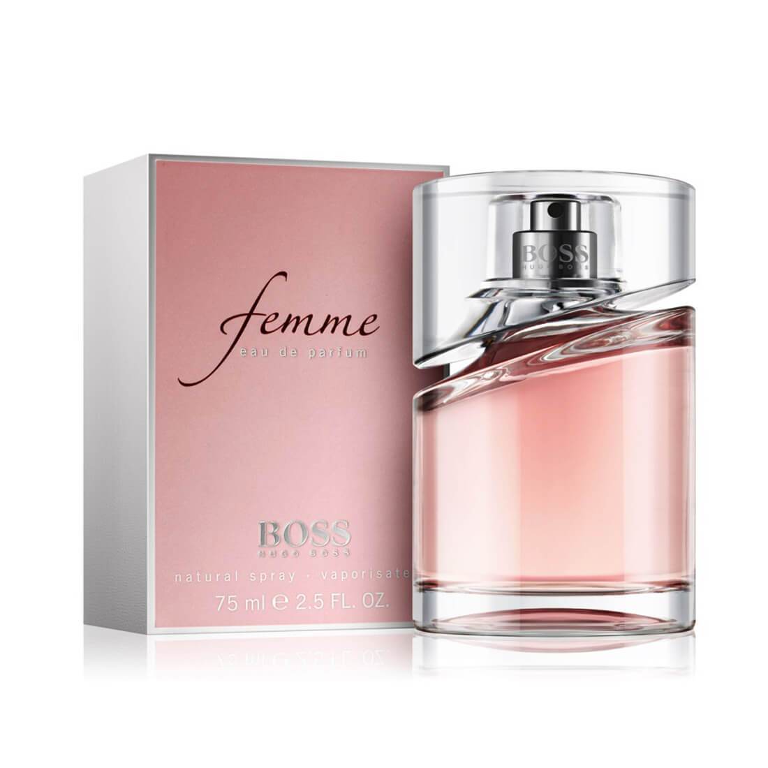 HB-Femme-EDP-Women-75ml.jpg Hugo Boss BOSS Femme Eau De Parfume For Women 75ml - Image 1