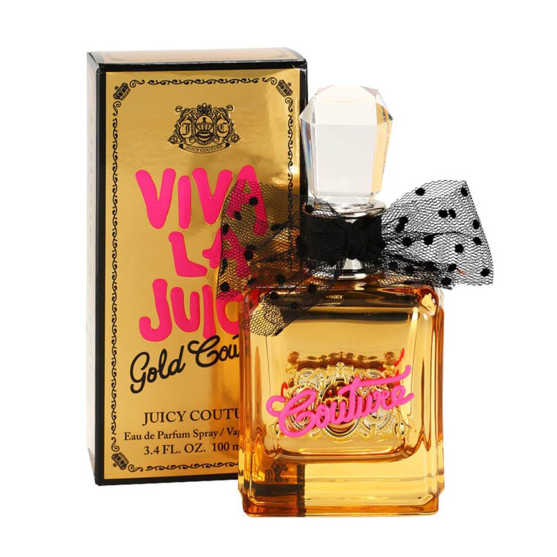 JC-Viva-La-Juicy-Gold-Couture-EDP-W-100ml-1.jpg Juicy Couture Viva La Juicy Gold Couture Eau De Perfume For Women 100ml - Image 1