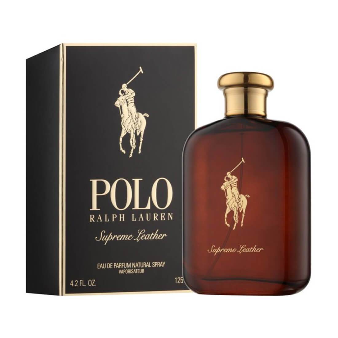JiCgWF.jpg Ralph Lauren Polo Supreme Leather Eau de Perfume For Men - 125ml - Image 1
