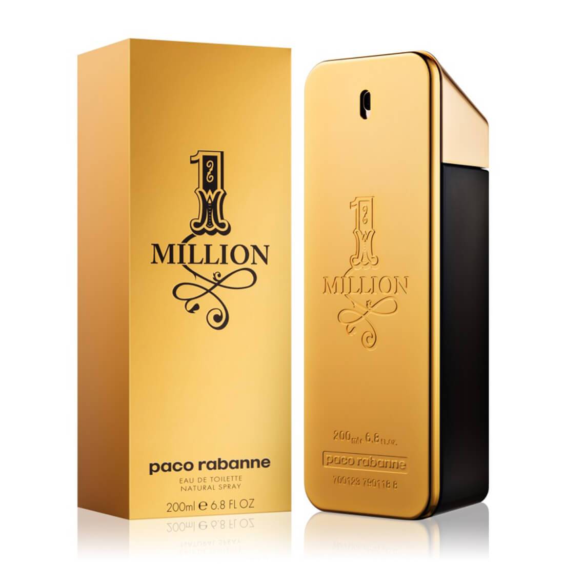 PR-1-Million-EDT-Men-200ml-1.jpg Paco Rabanne 1 Million Eau De Toilette Perfume For Men 200ml - Image 1