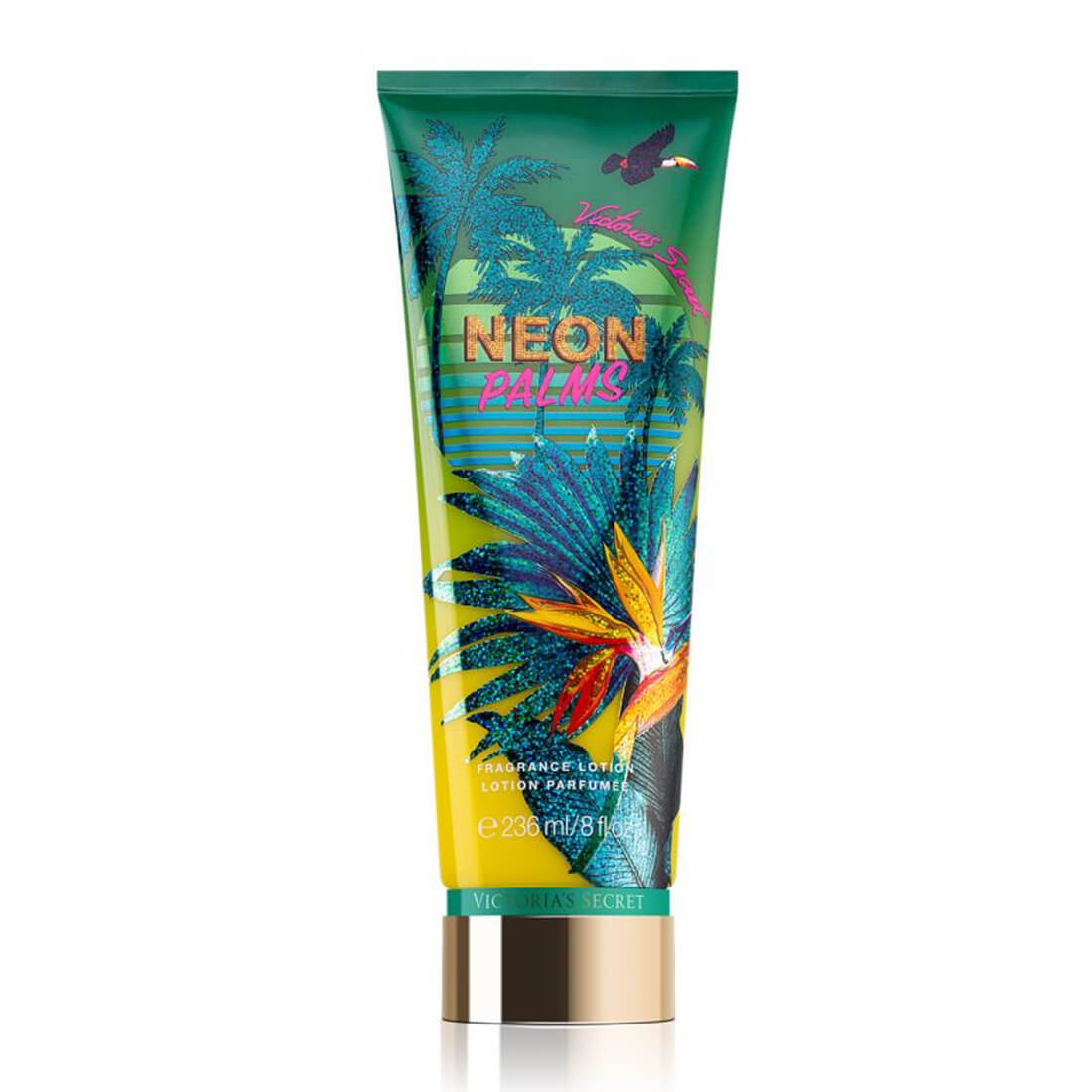 VS-Neon-Palms-Lotion-236ml.jpg Victoria's Secret Neon Palms Fragrance Lotion 236ml - Image 1