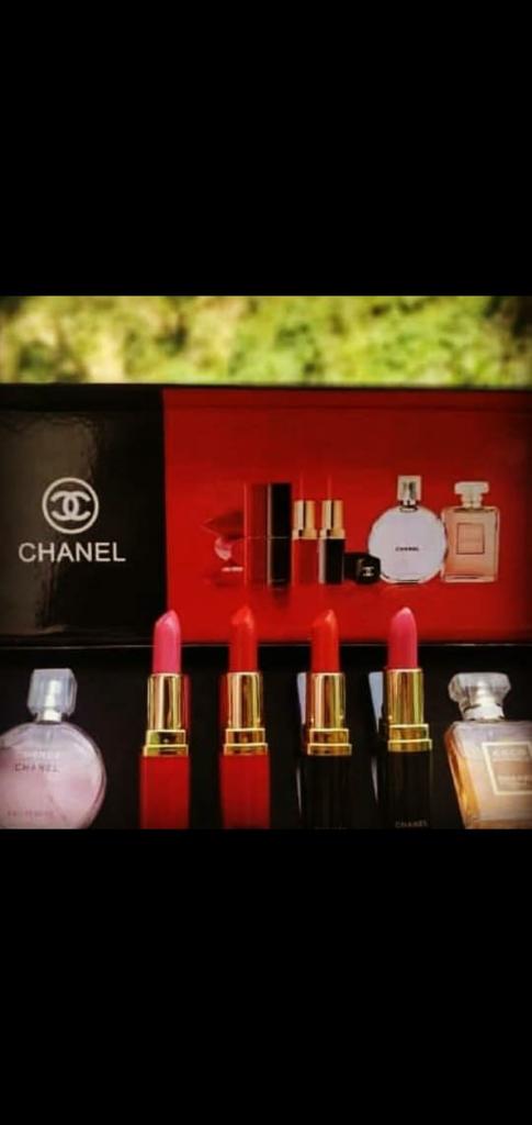 WhatsApp-Image-2021-04-16-at-17.41.24-4.jpeg Chanel GiftSet 2 Perfume 4 Lipstick Intense Lip Color 100Gm - Image 1