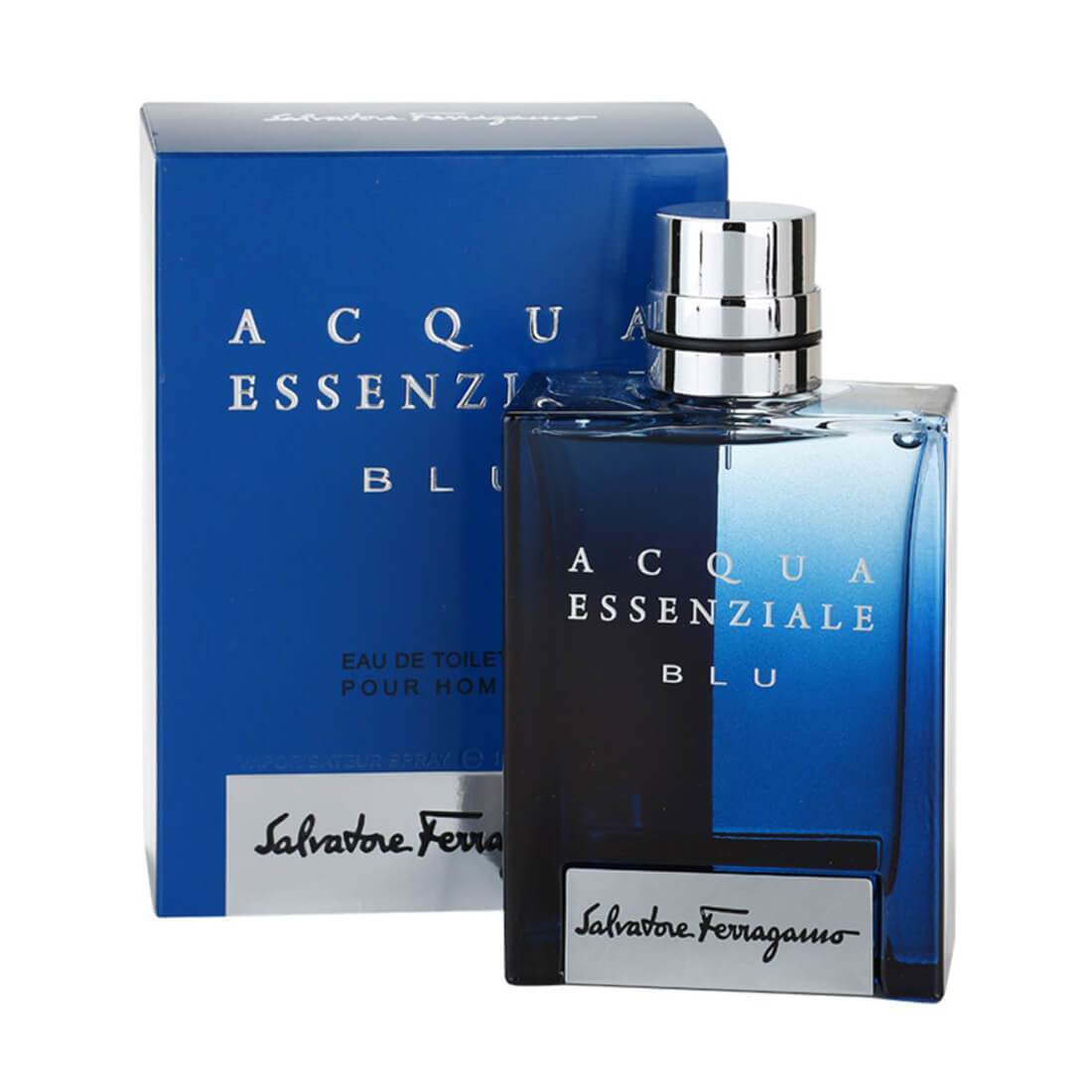 YRQHjb.jpg Salvatore Ferragamo Acqua Essenziale Blu EDT Perfume - 100ml - Image 1