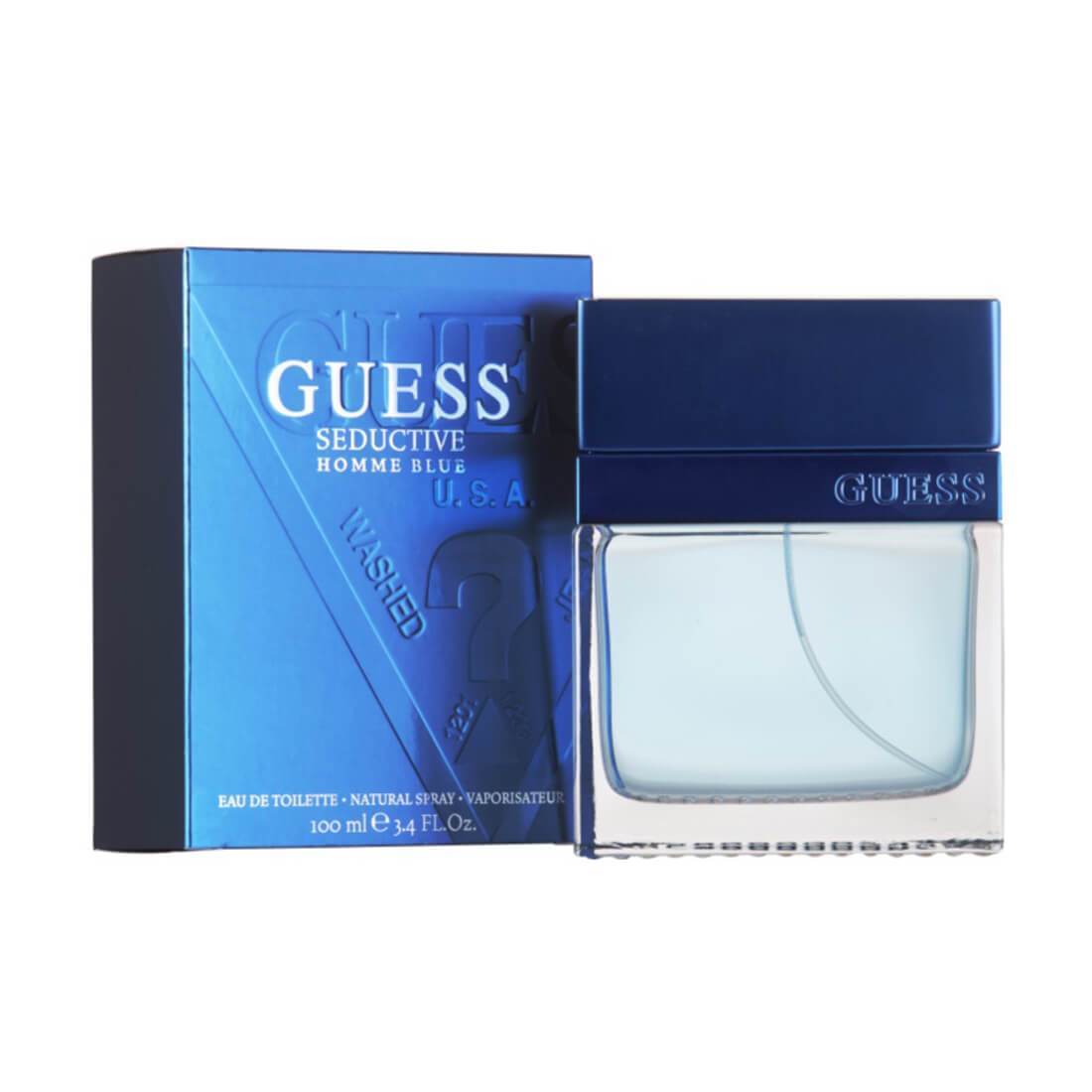 htUlJX.jpg Guess Seductive Homme Blue Eau De Toilette For Men - 100ml - Image 1