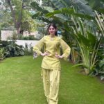 Designer Lime Green Kurta Pant Set