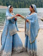Meher Blue Sharara Set - Image 3