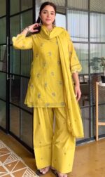 Designer Farshi Palazzo Party Wear Set - Image 2