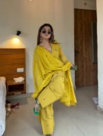 Designer Farshi Palazzo Party Wear Set - Image 4