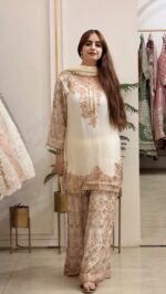 Royal Cream Blossom Suit - Image 5