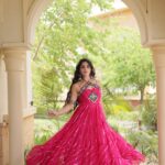 Floral Printed Festive Wear Anarkali Gown for Women