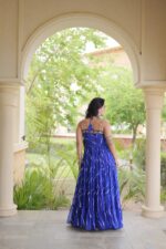 Floral Printed Festive Wear Anarkali Gown for Women - Image 6