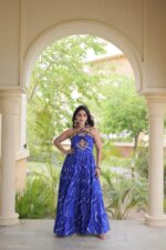 Floral Printed Festive Wear Anarkali Gown for Women - Image 8