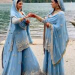 Meher Blue Sharara Set