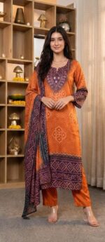 Printed Kurta Set with Dupatta - Image 2
