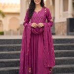 Premium Mul Cotton Embroidered Kurta Pant & Dupatta Set
