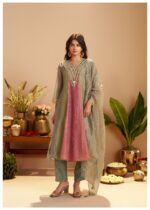 Salsa Tissue Kurta Pant Dupatta Set