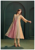 Salsa Tissue Kurta Pant Dupatta Set - Image 4